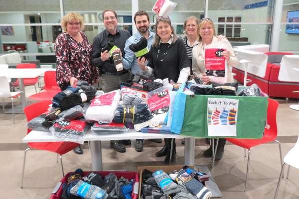 1,016 pairs of socks! 1,016 pairs of socks!