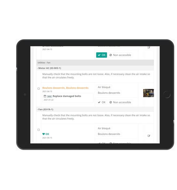 Include pictures and create work orders Include pictures and create work orders